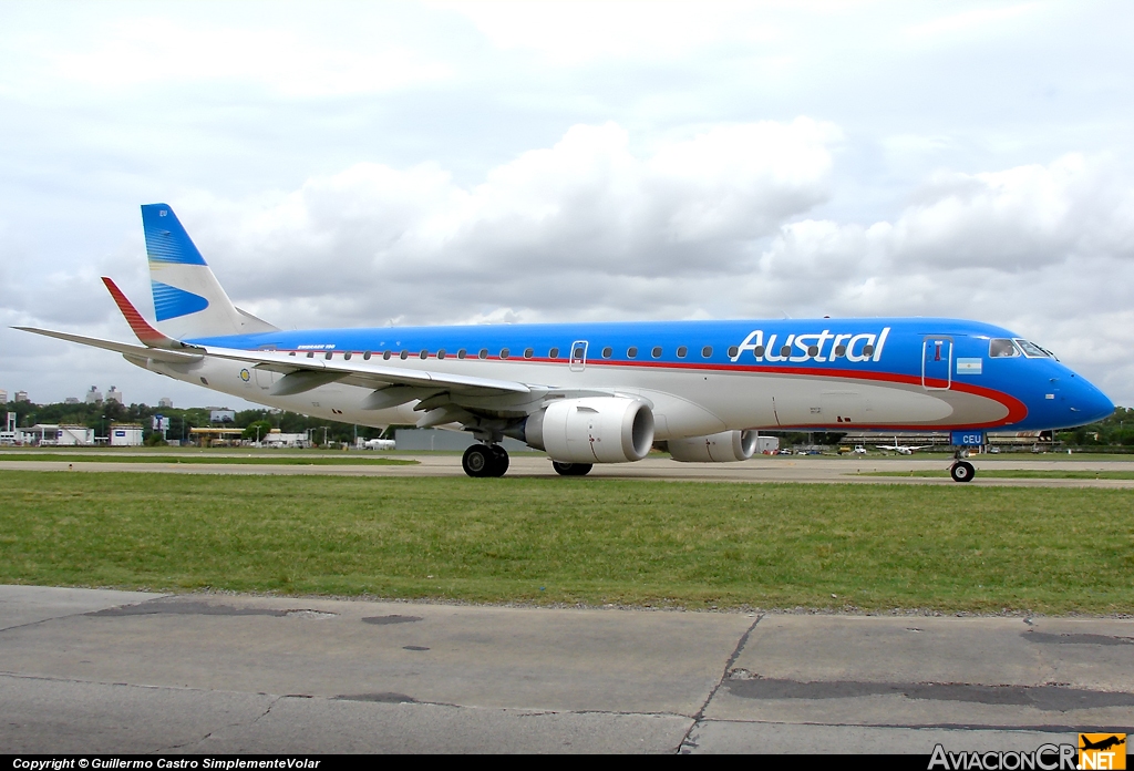 LV-CEU - Embraer 190-100IGW - Austral Líneas Aéreas