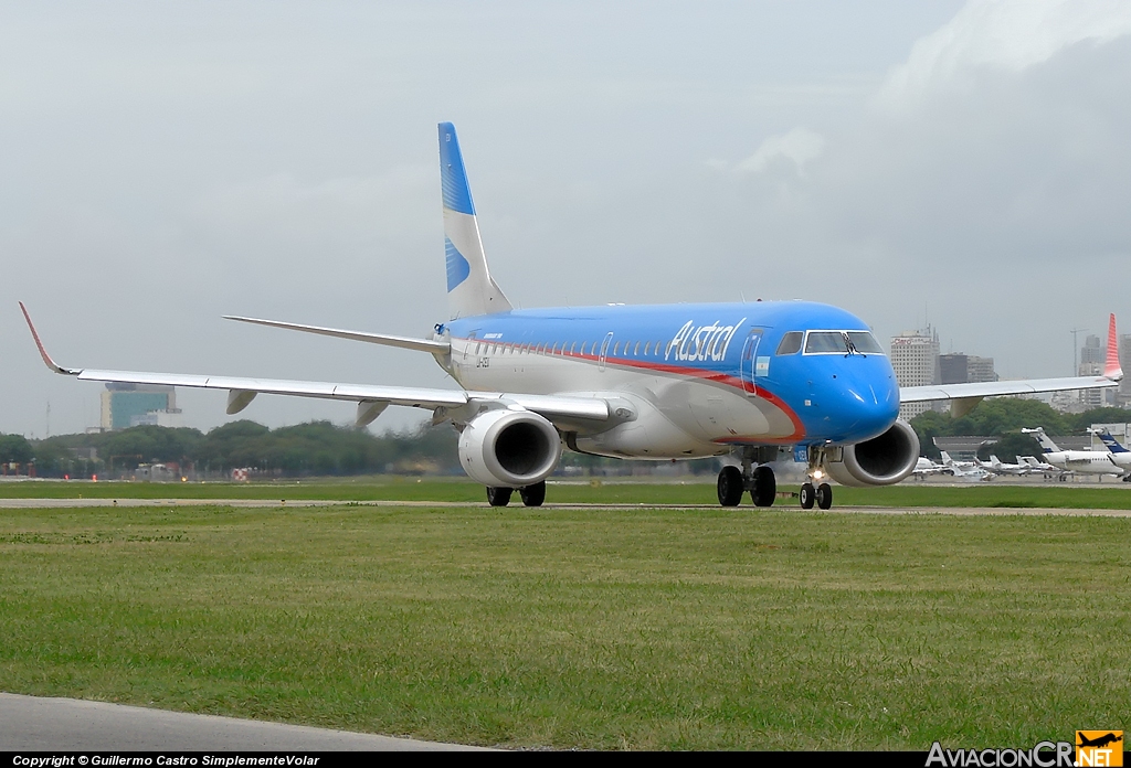 LV-CEU - Embraer 190-100IGW - Austral Líneas Aéreas