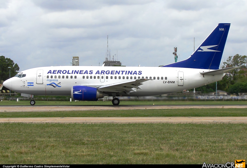 LV-BNM - Boeing 737-5K5 - Aerolineas Argentinas