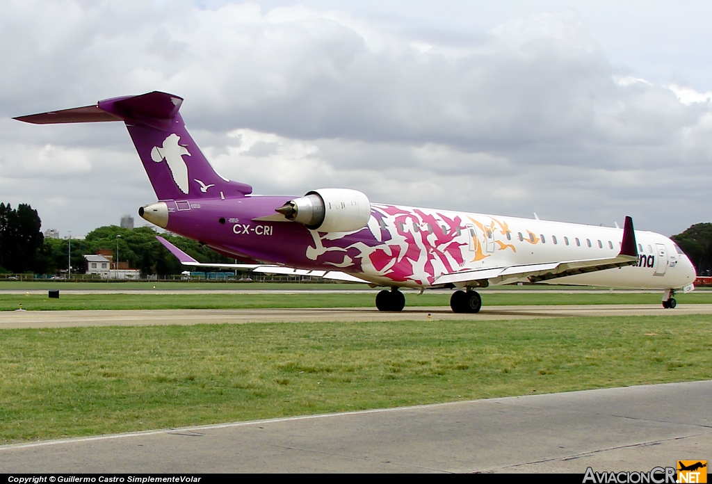 CX-CRI - Canadair CL-600-2D24 Regional Jet CRJ-900 - Pluna Uruguay