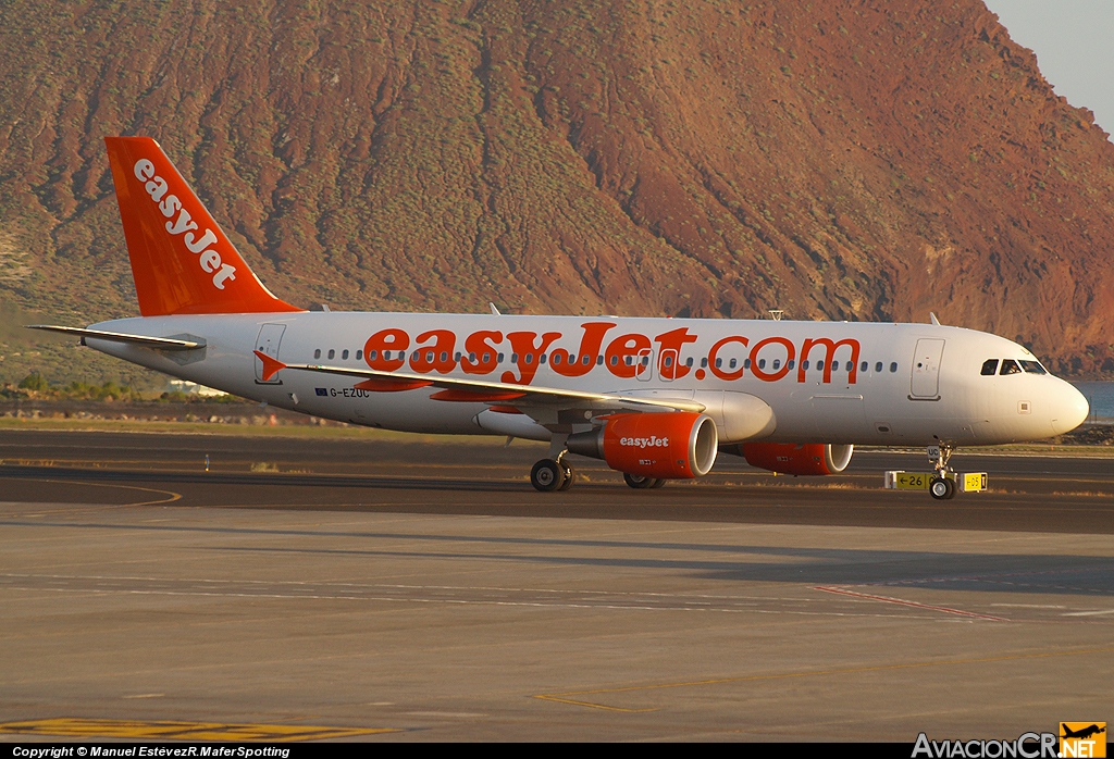 G-EZUC - Airbus A320-214 - EasyJet Airlines