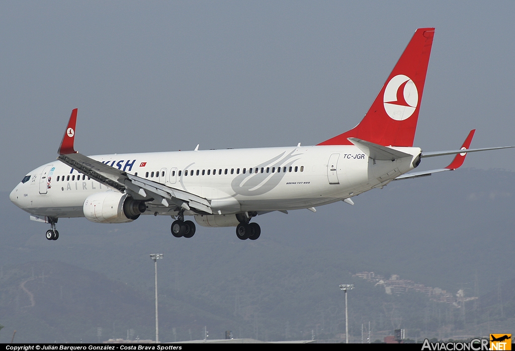 TC-JGR - Boeing 737-8F2 - Turkish Airlines