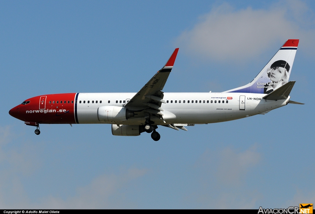 LN-NOM - Boeing 737-86N - Norwegian Air Shuttle