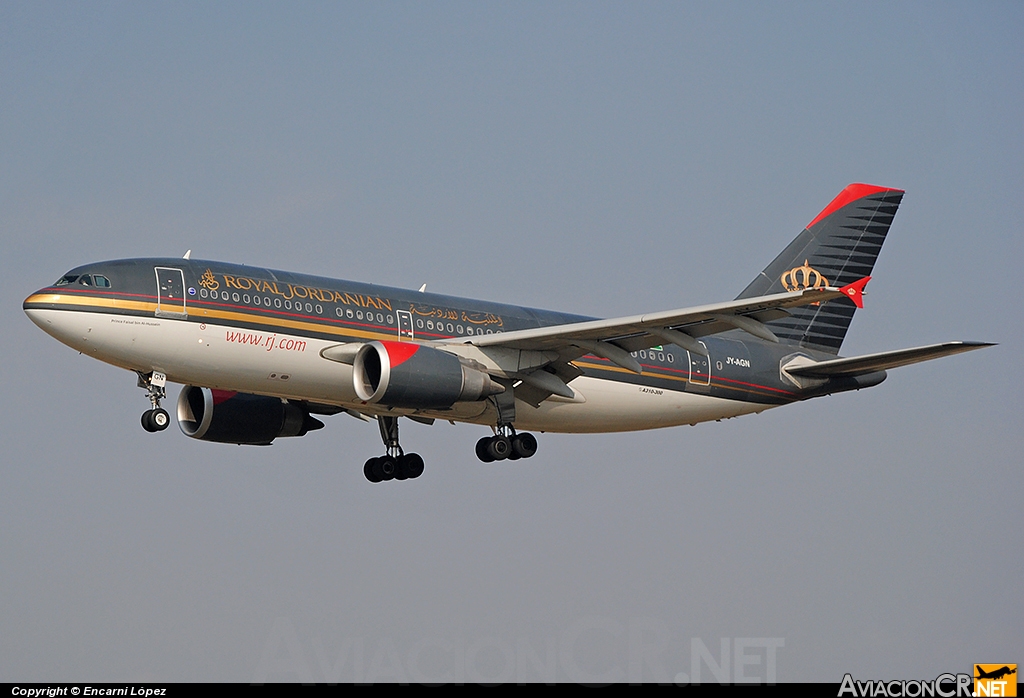JY-AGN - Airbus A310-304 - Royal Jordanian Airline