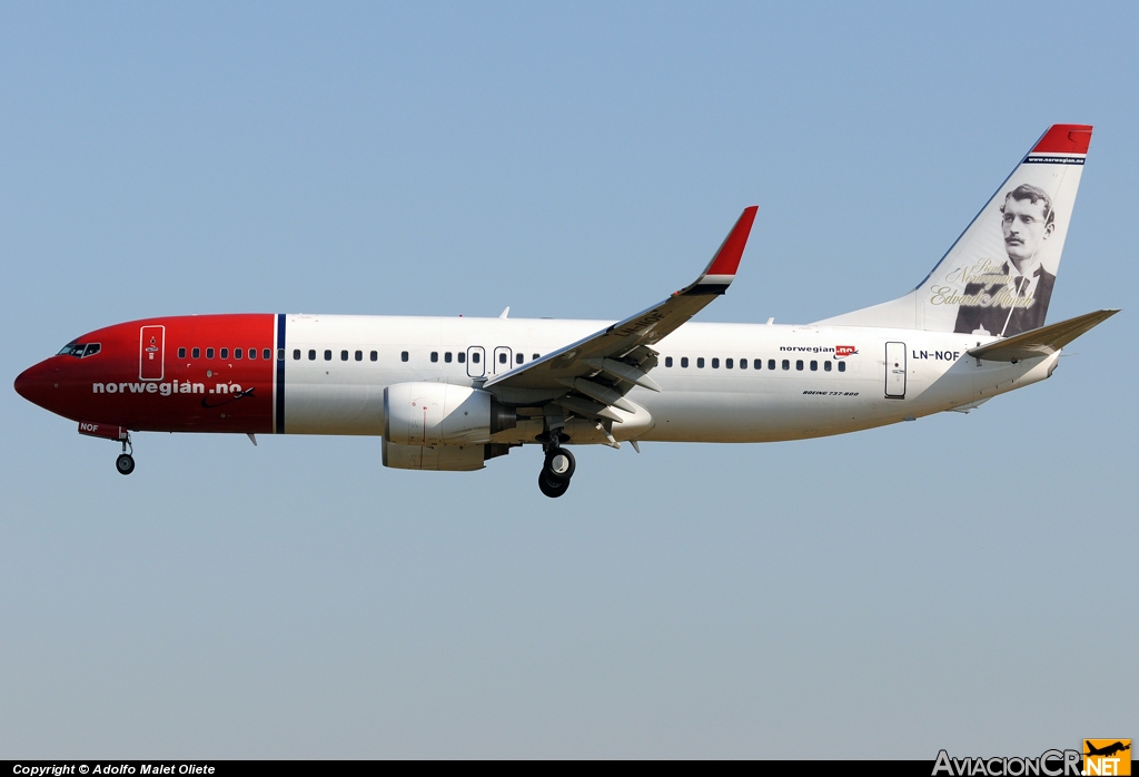 LN-NOF - Boeing 737-86N - Norwegian Air Shuttle