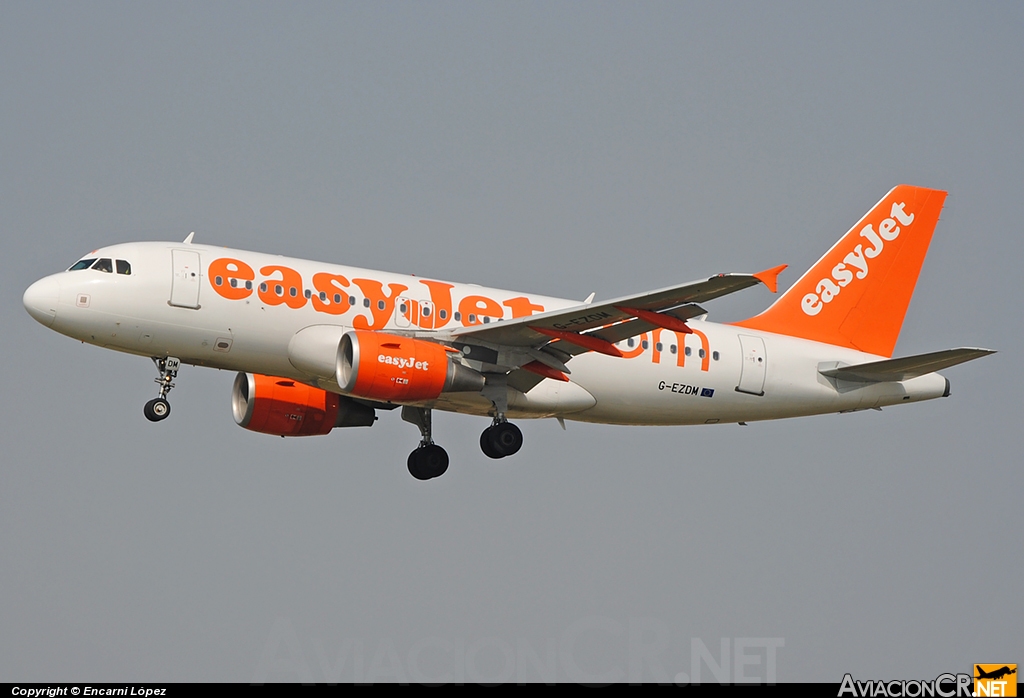 G-EZDM - Airbus A319-111 - EasyJet Airlines