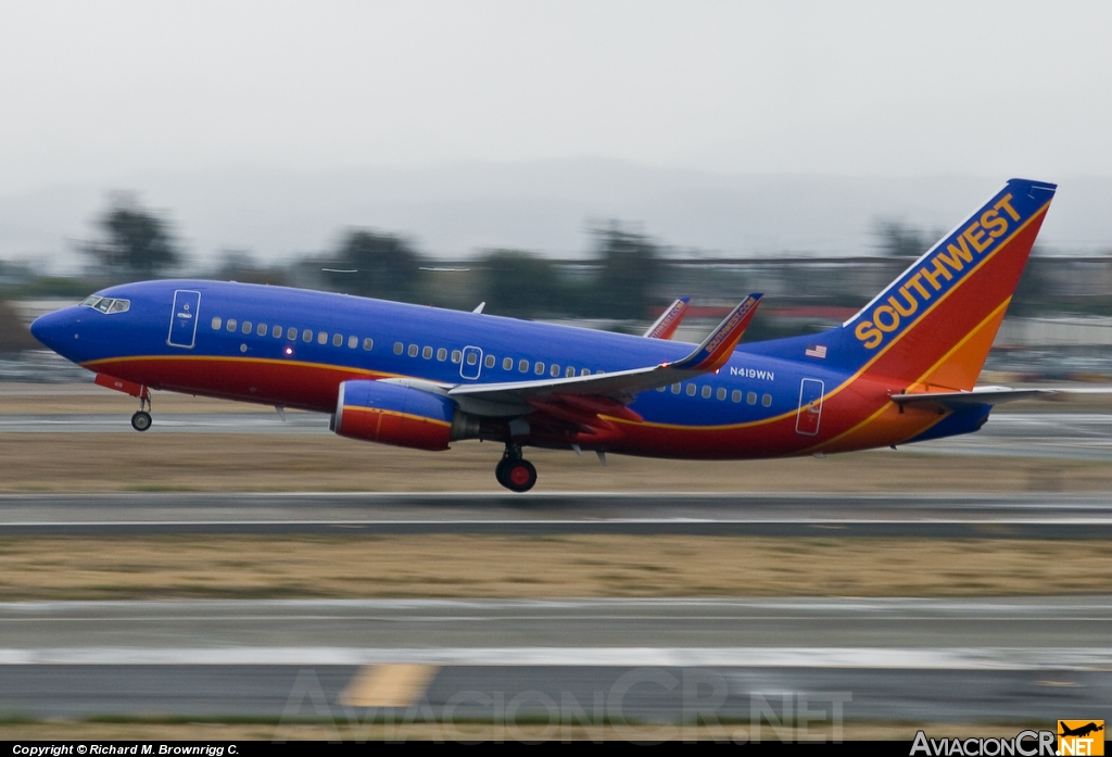 N419WN - Boeing 737-7H4 - Southwest Airlines