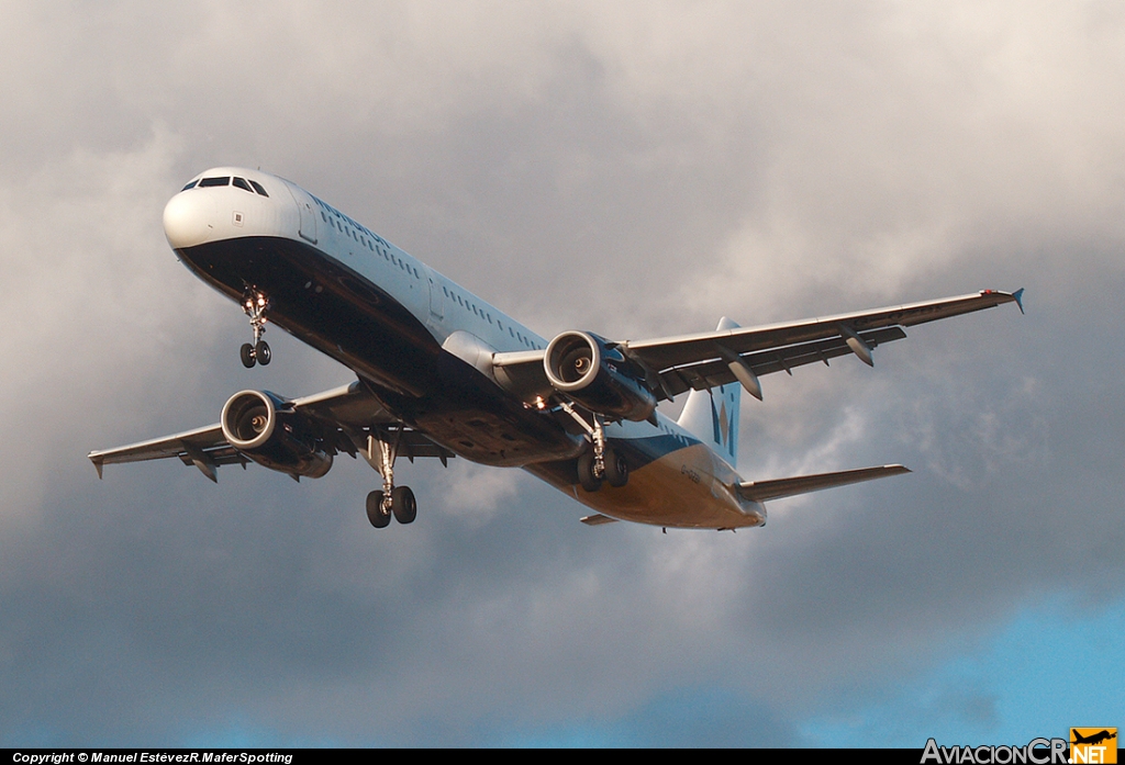 G-OZBI - Airbus A321-231 - Monarch Airlines
