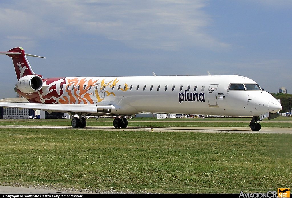 CX-CRE - Bombardier CRJ-900LR - Pluna Uruguay