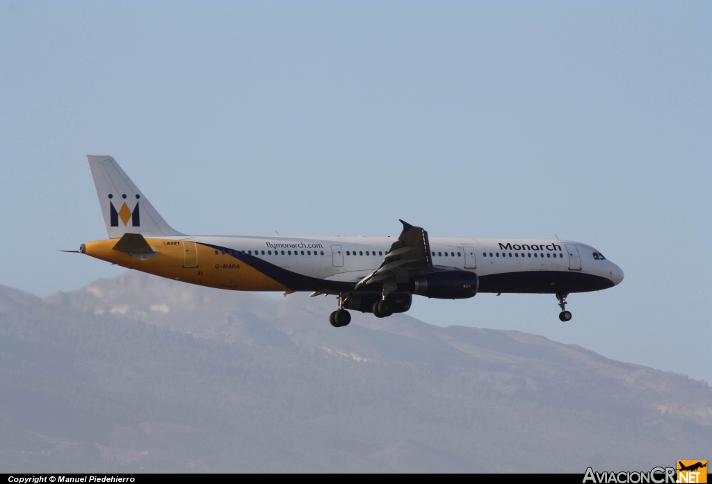 G-MARA - Airbus A321-231 - Monarch Airlines