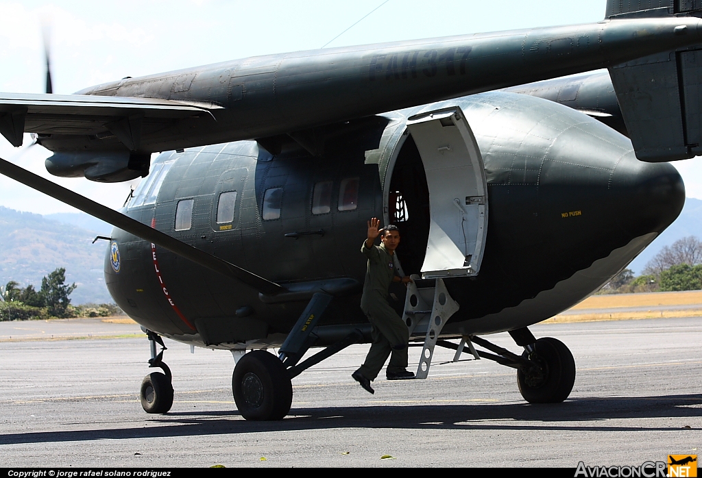 FAH-317 - Israel IAI-201 Arava - Fuerza Aerea Hondureña