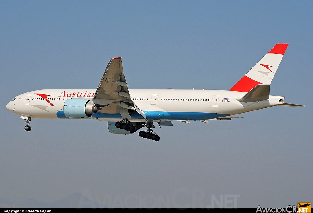 OE-LPA - Boeing 777-2Z9/ER - Austrian Airlines