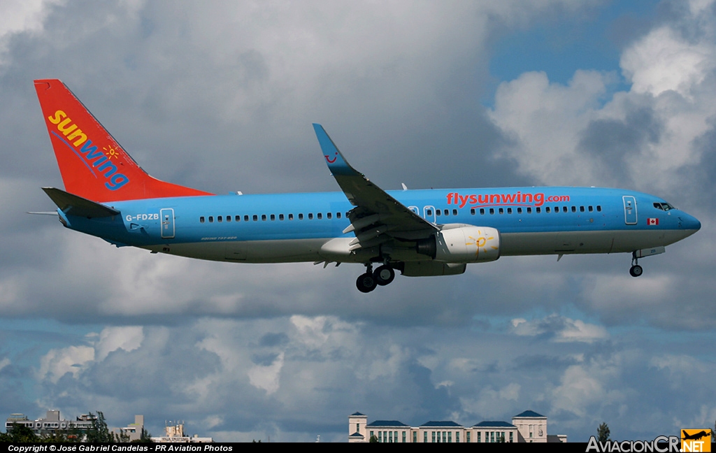 G-FDZB - Boeing 737-8K5 - Sunwing Airlines (Thomson Airways)