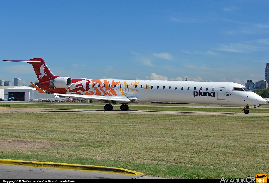 CX-CRC - Canadair CL-600-2D24 Regional Jet CRJ-900 - Pluna Uruguay