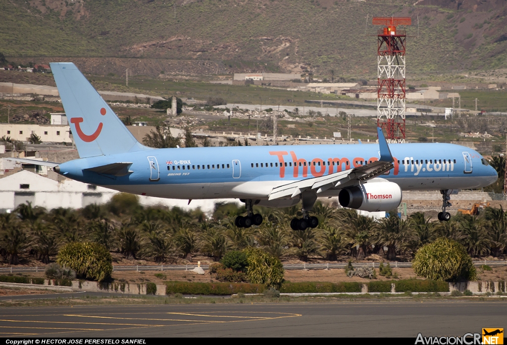 G-BYAX - Boeing 757-204 - Thomsonfly (Britannia Airways)