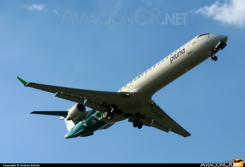 CX-CRB - Bombardier CRJ-900NextGen - Pluna Uruguay