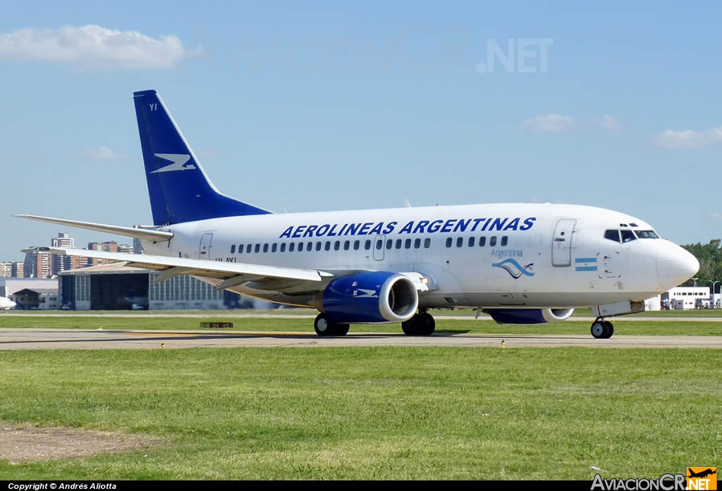 LV-AYI - Boeing 737-528 - Aerolineas Argentinas