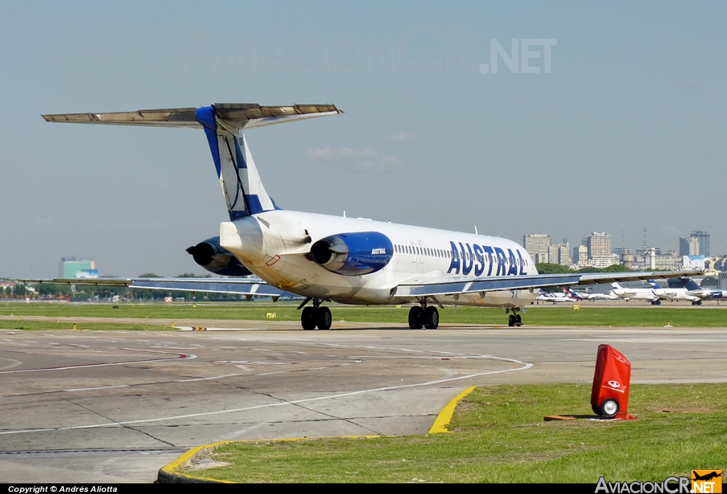 LV-BDE - McDonnell Douglas MD-83 (DC-9-83) - Austral Líneas Aéreas