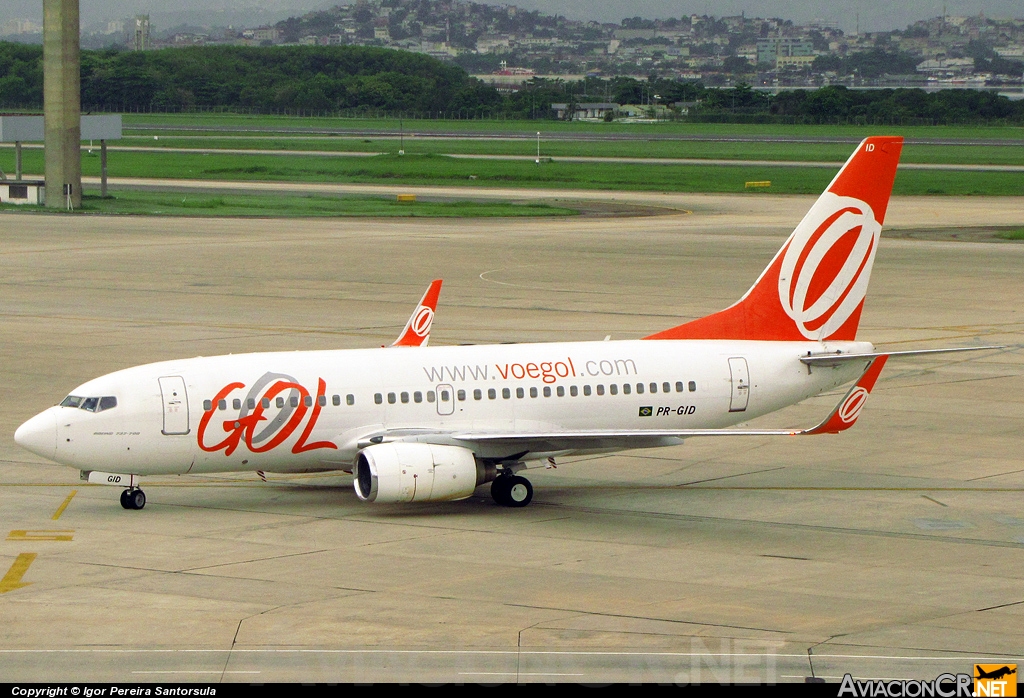 PR-GID - Boeing 737-76N - Gol Transportes Aereos