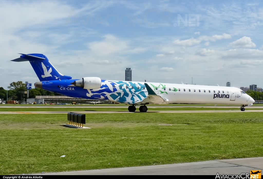 CX-CRA - Canadair CL-600-2D24 Regional Jet CRJ-900 - Pluna Uruguay