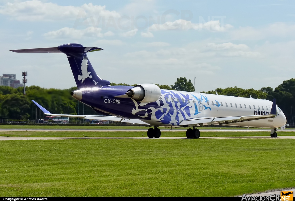 CX-CRK - Canadair CL-600-2D24 Regional Jet CRJ-900ER - Pluna Uruguay