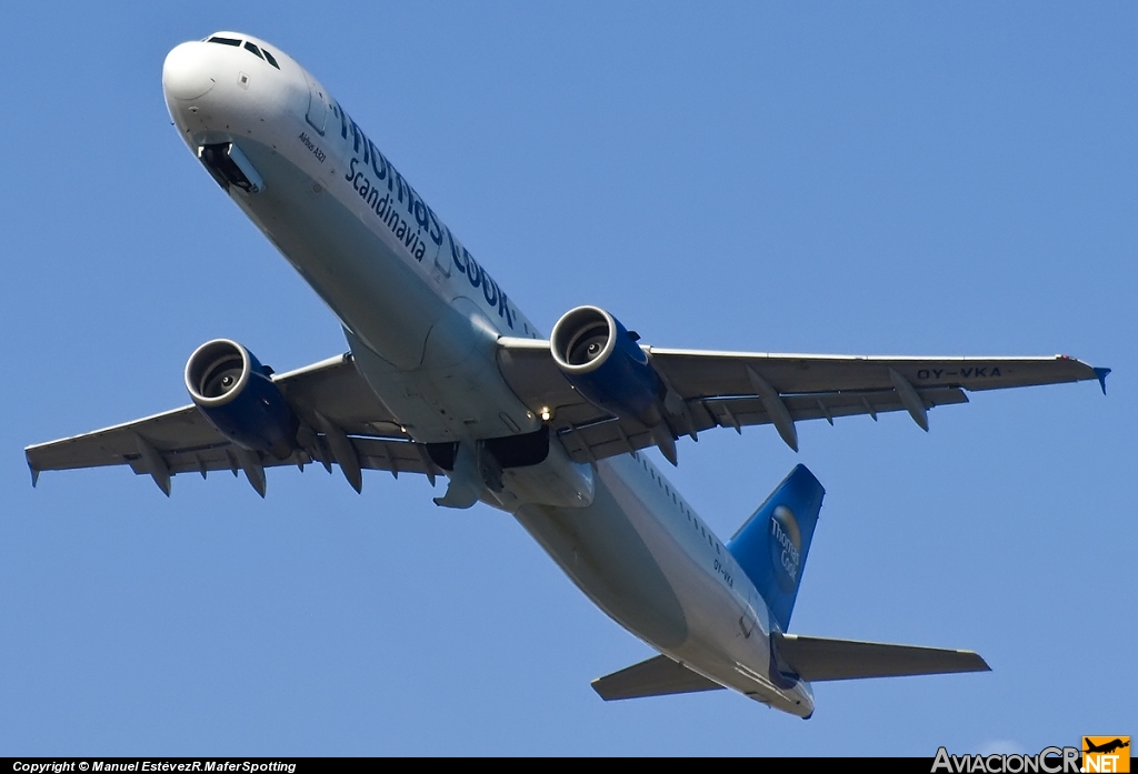 OY-VKA - Airbus A321-211 - Thomas Cook Airlines (Scandinavia)