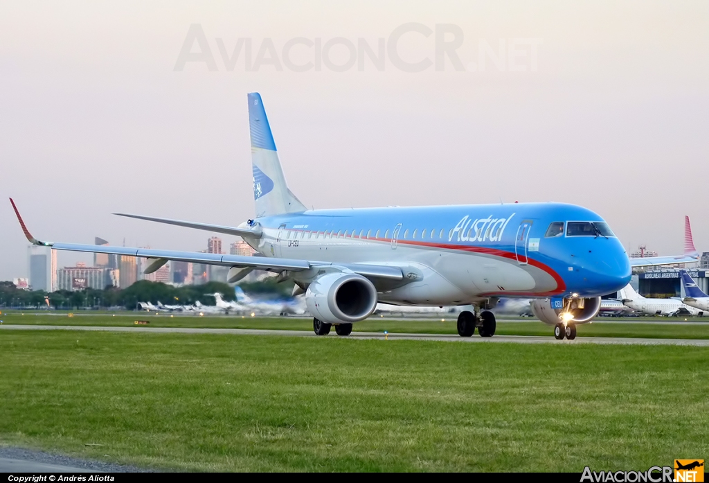 LV-CEU - Embraer 190-100IGW - Austral Líneas Aéreas