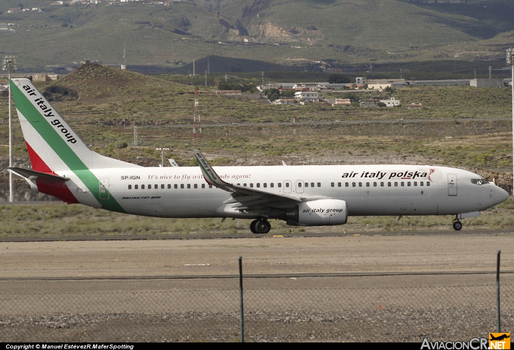 SP-IGN - Boeing 737-84P - Air Italy Polska