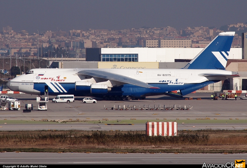 RA-82075 - Antonov AN-124-100 Ruslan - Polet Air Cargo
