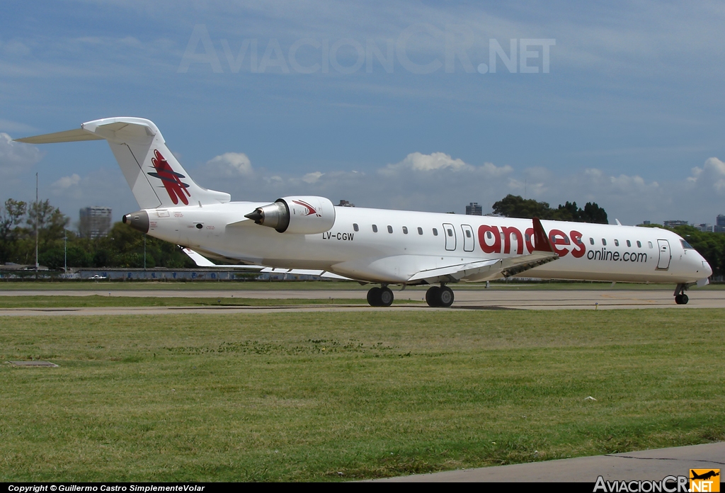 LV-CGW - Canadair CL-600-2D24 Regional Jet CRJ-900ER - Andes Líneas Aéreas