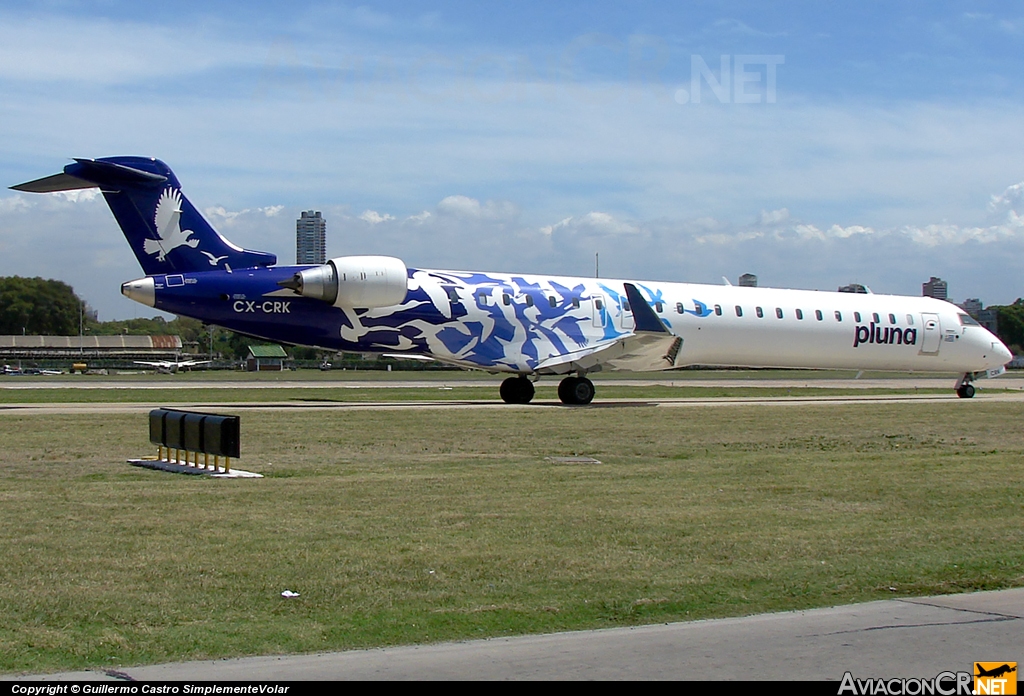 CX-CRK - Canadair CL-600-2D24 Regional Jet CRJ-900ER - Pluna Uruguay