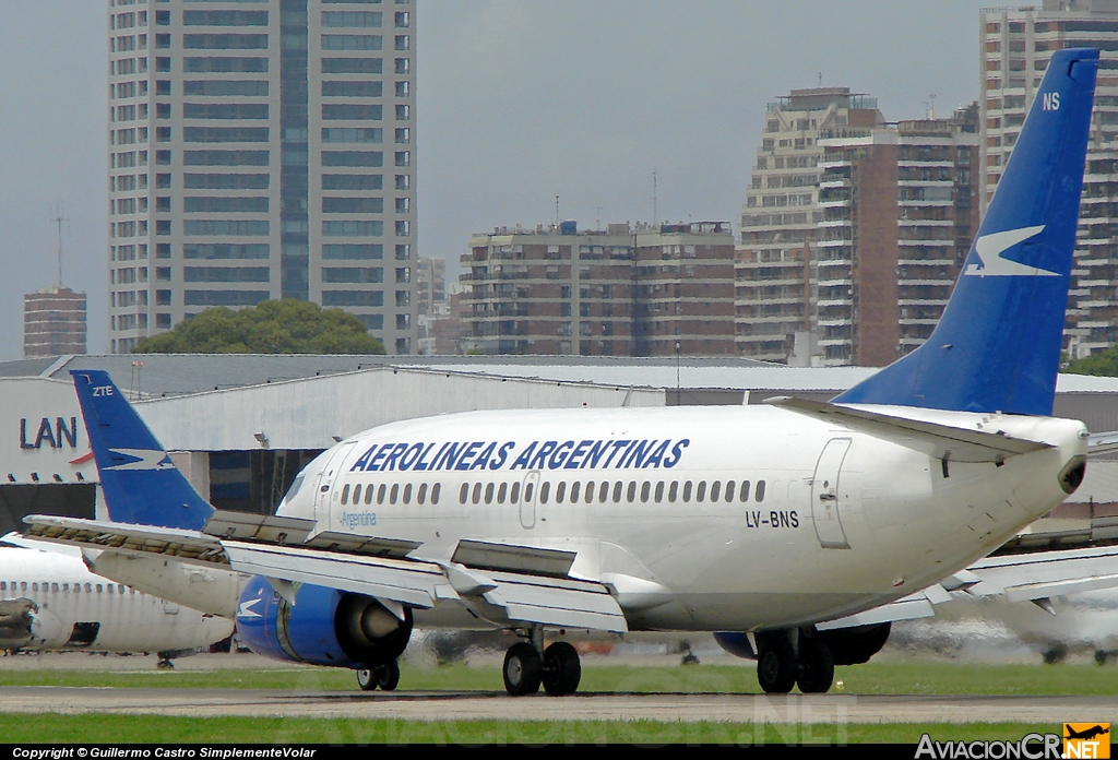 LV-BNS - Boeing 737-5K5 - Aerolineas Argentinas