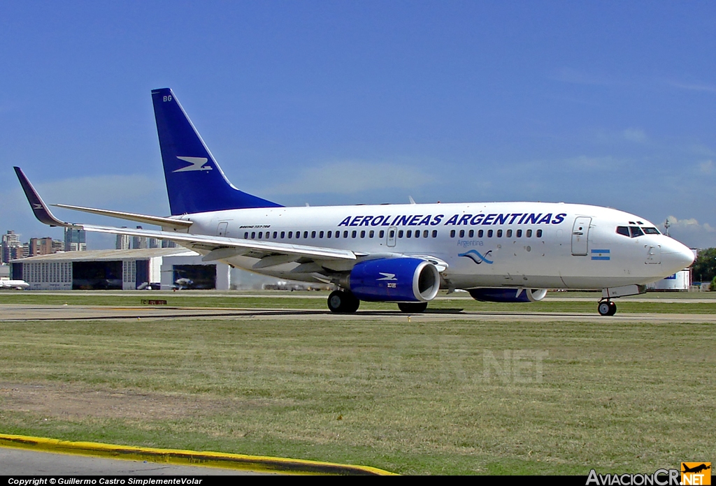 LV-CBG - Boeing 737-73V - Aerolineas Argentinas