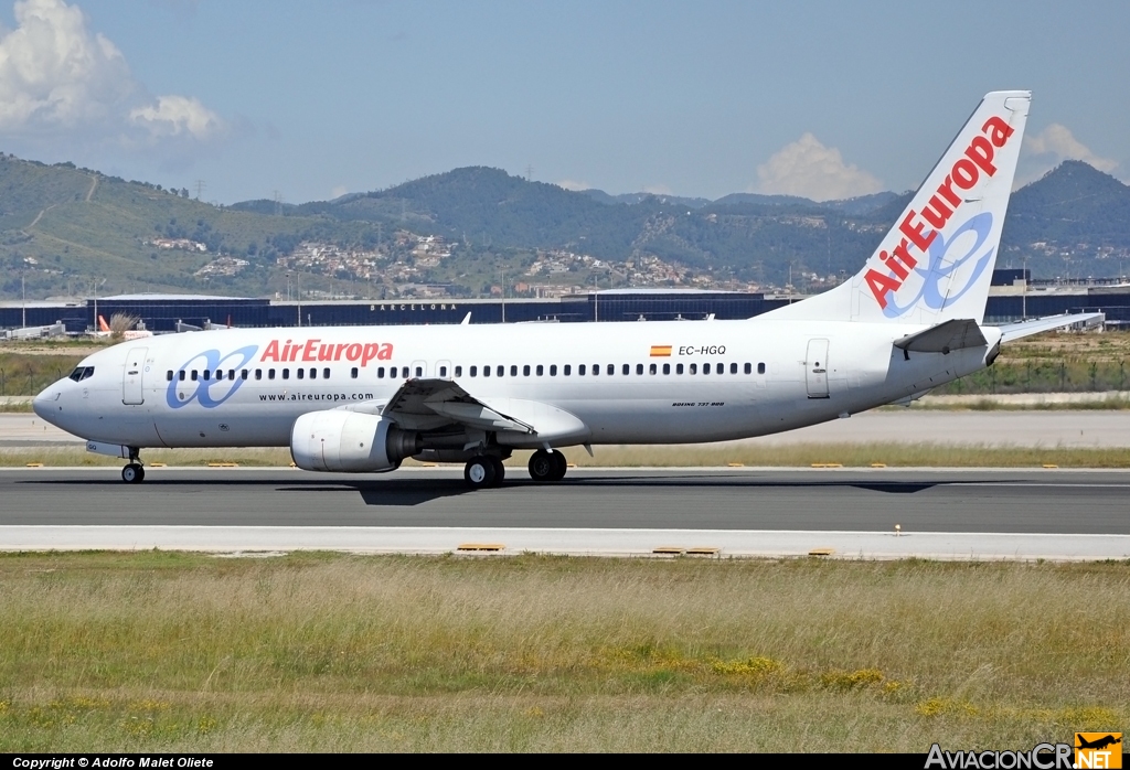 EC-HGQ - Boeing 737-85P - Air Europa