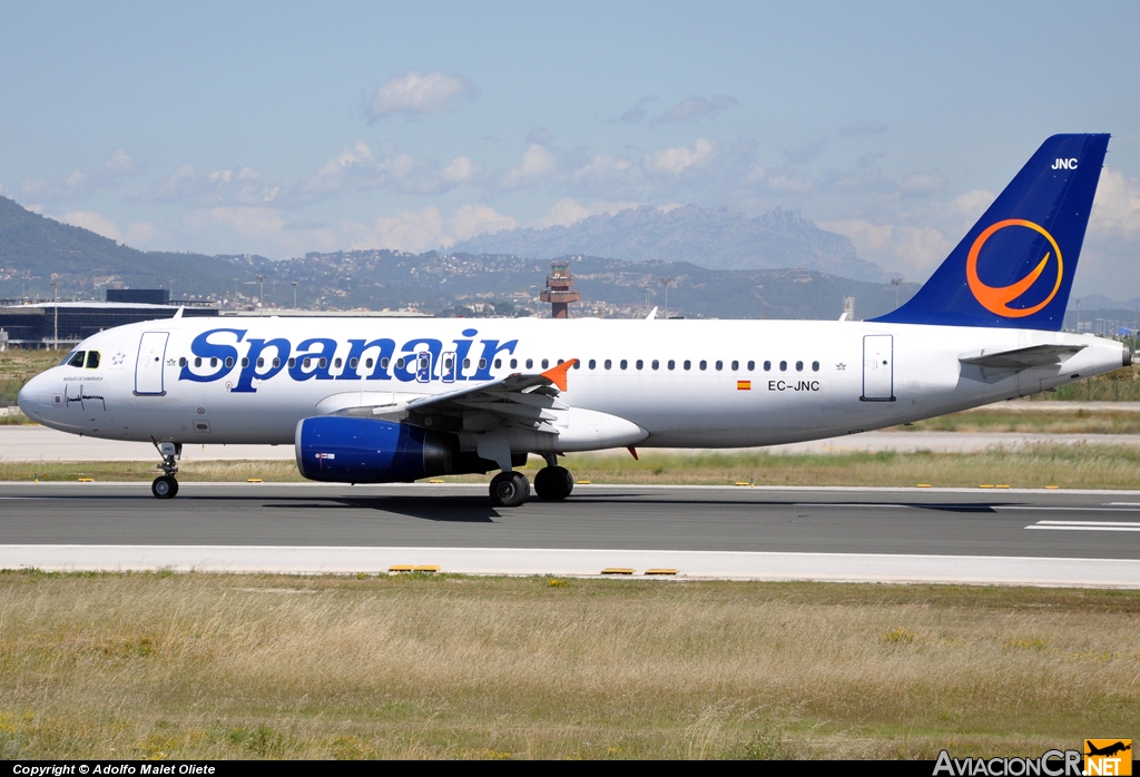 EC-JNC - Airbus A320-232 - Spanair