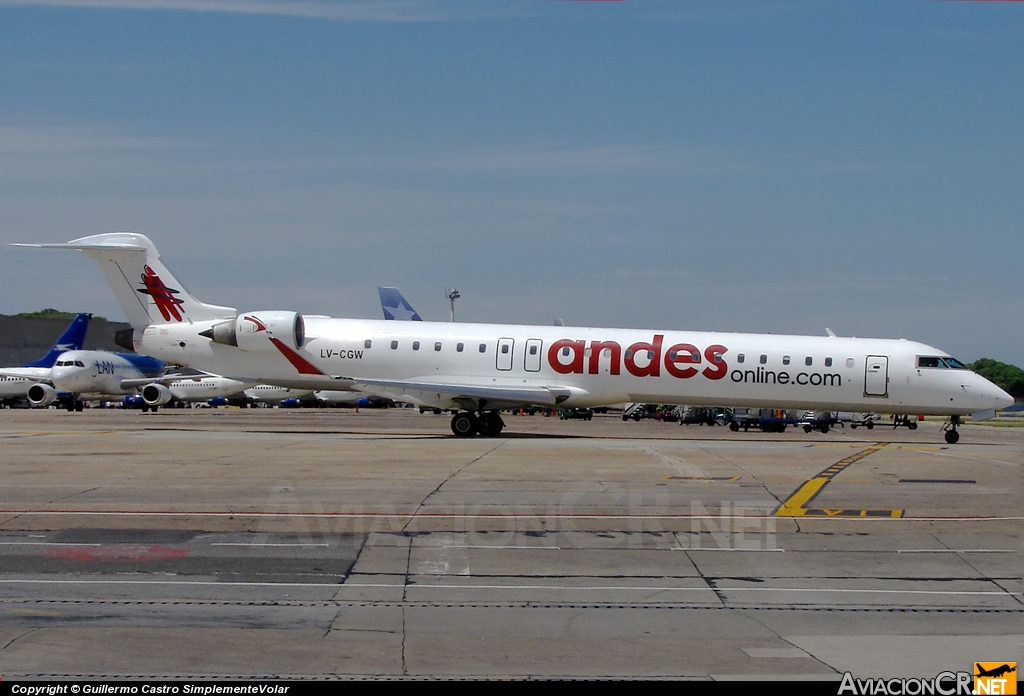 LV-CGW - Canadair CL-600-2D24 Regional Jet CRJ-900ER - Andes Líneas Aéreas