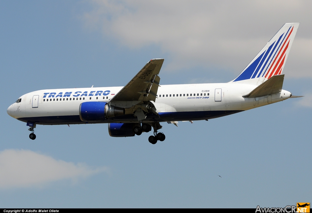 EI-DBW - Boeing 767-201(ER) - Transaero Airlines