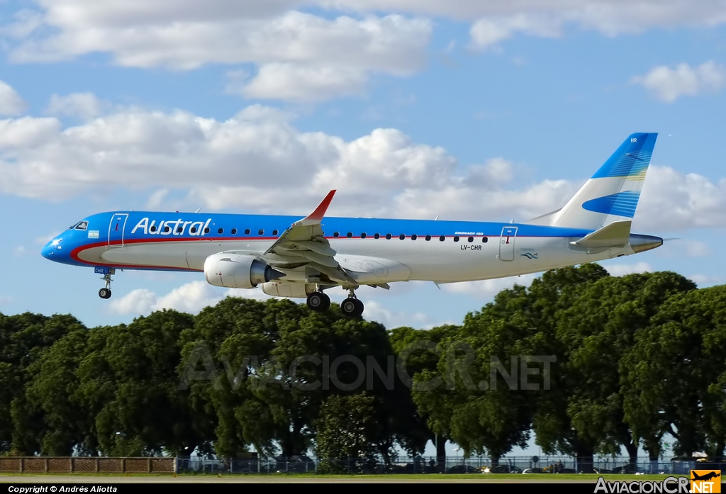 LV-CHR - Embraer 190-100IGW - Austral Líneas Aéreas