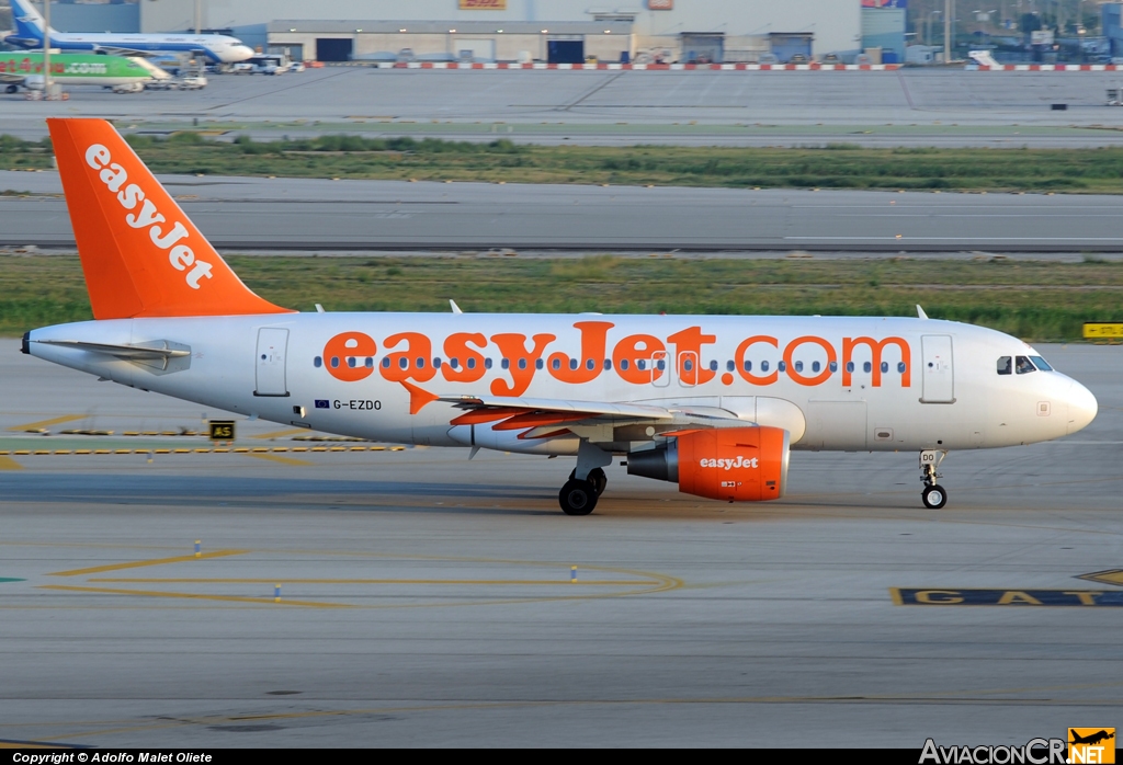 G-EZDO - Airbus A319-111 - EasyJet Airline