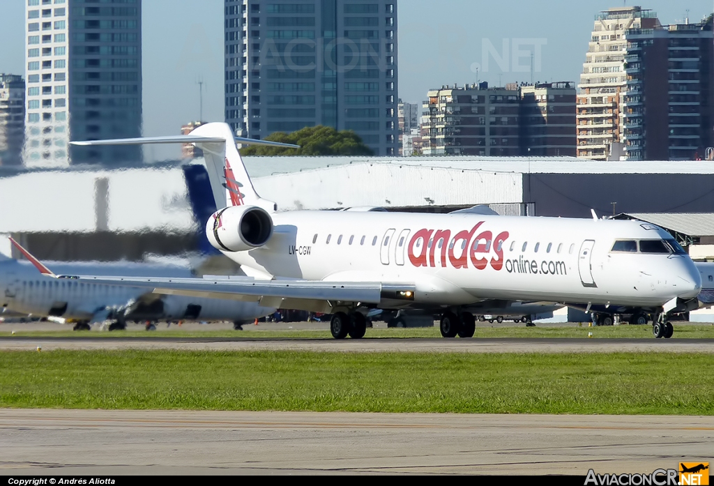 LV-CGW - Canadair CL-600-2D24 Regional Jet CRJ-900ER - Andes Líneas Aéreas