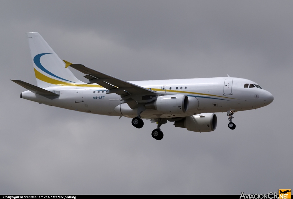 9H-AFT - Airbus A318-112 Elite (CJ) - Comlux  Malta