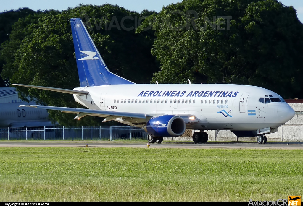 LV-BEO - Boeing 737-5Y0 - Aerolineas Argentinas