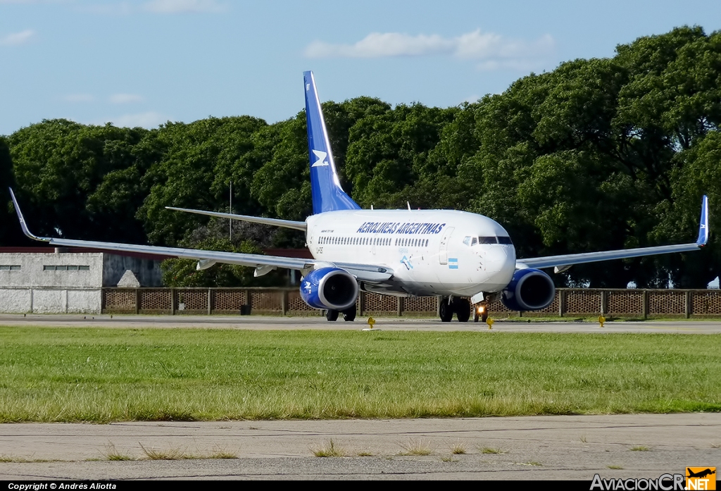 LV-CBT - Boeing 737-76N - Aerolineas Argentinas