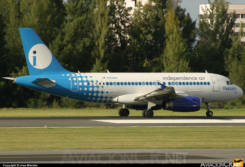 N808BR - Airbus A319-132 - Independence Air