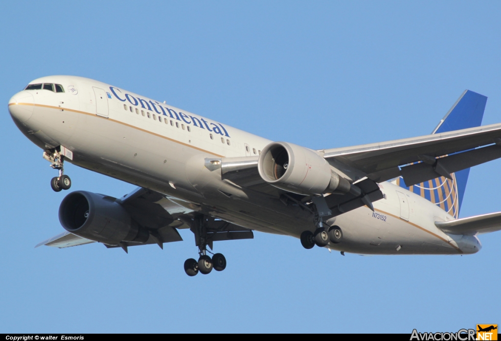 N73152 - Boeing 767-224/ER - Continental Airlines