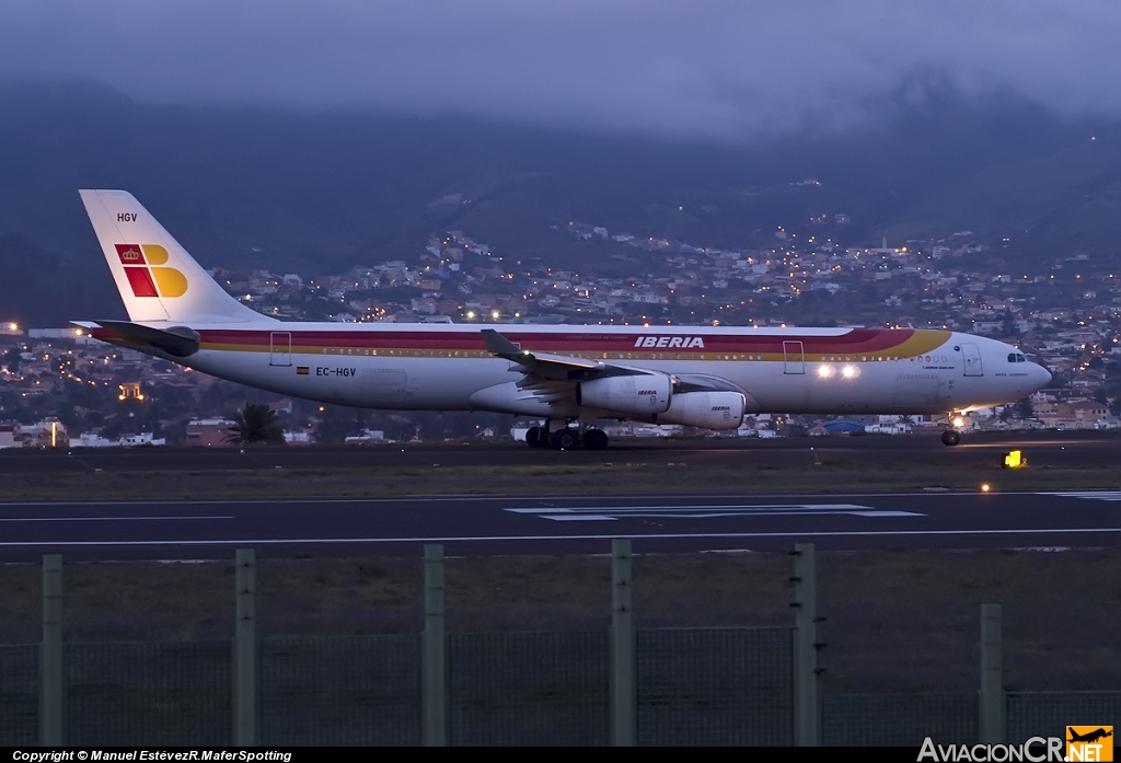 EC-HGV - Airbus A340-313X - Iberia