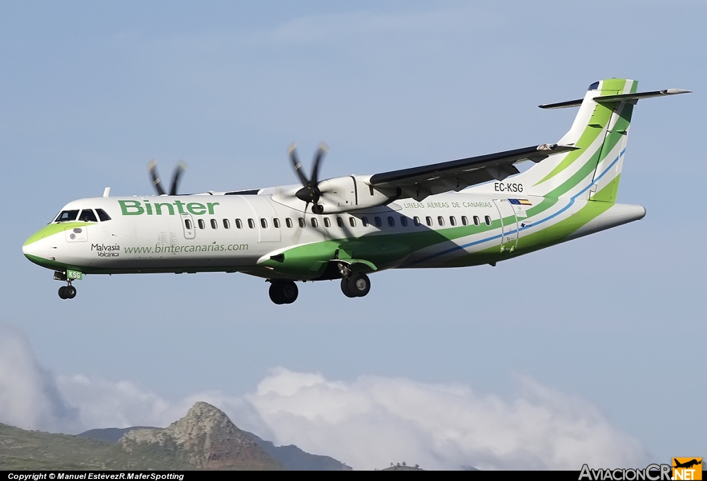 EC-KSG - ATR 72-212A - Binter Canarias