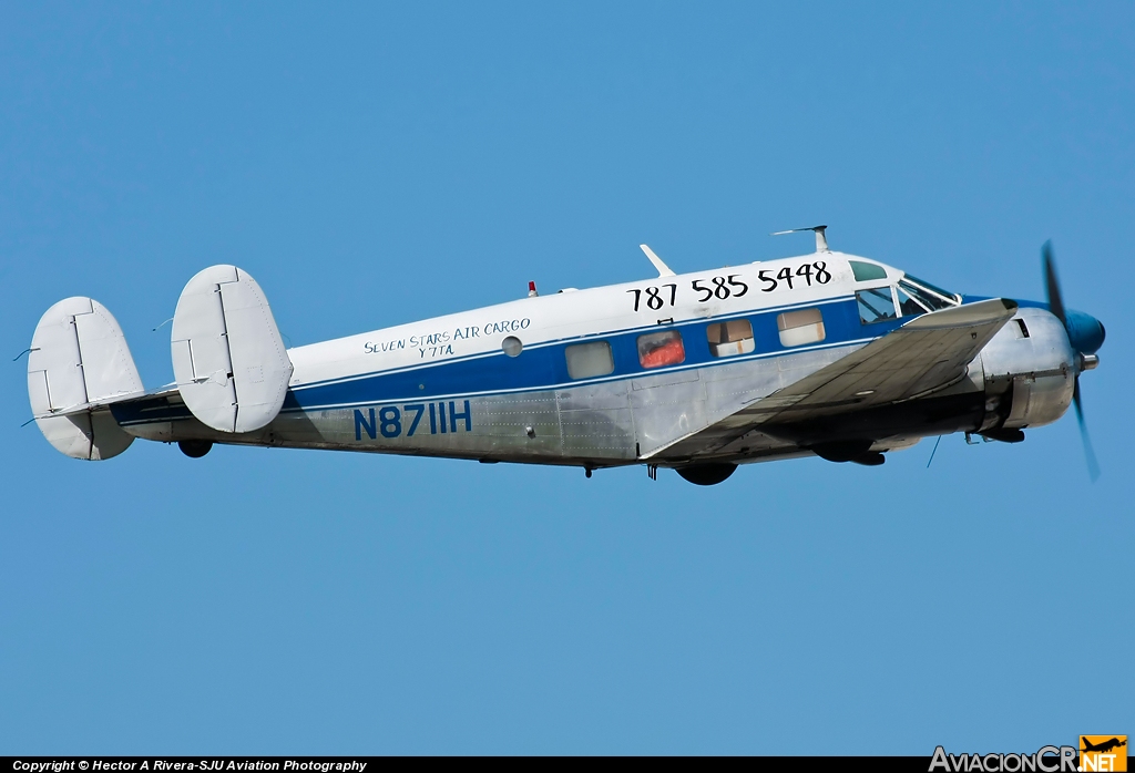 N8711H - Beech E18S - Seven Stars Air Cargo