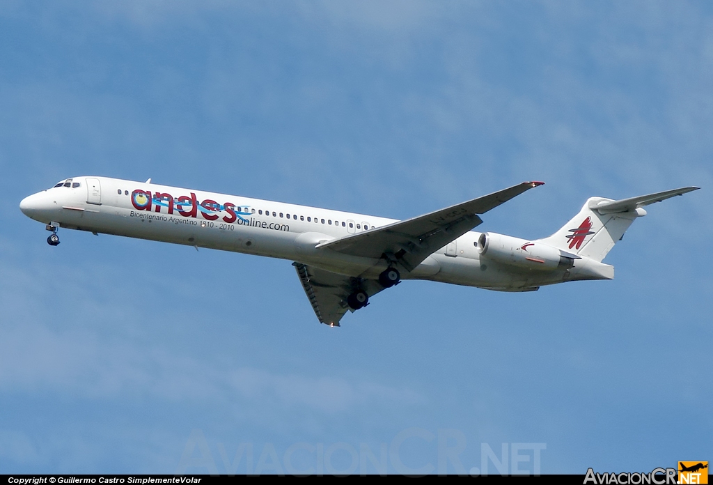 LV-CCJ - McDonnell Douglas MD-83 (DC-9-83) - Andes Líneas Aéreas