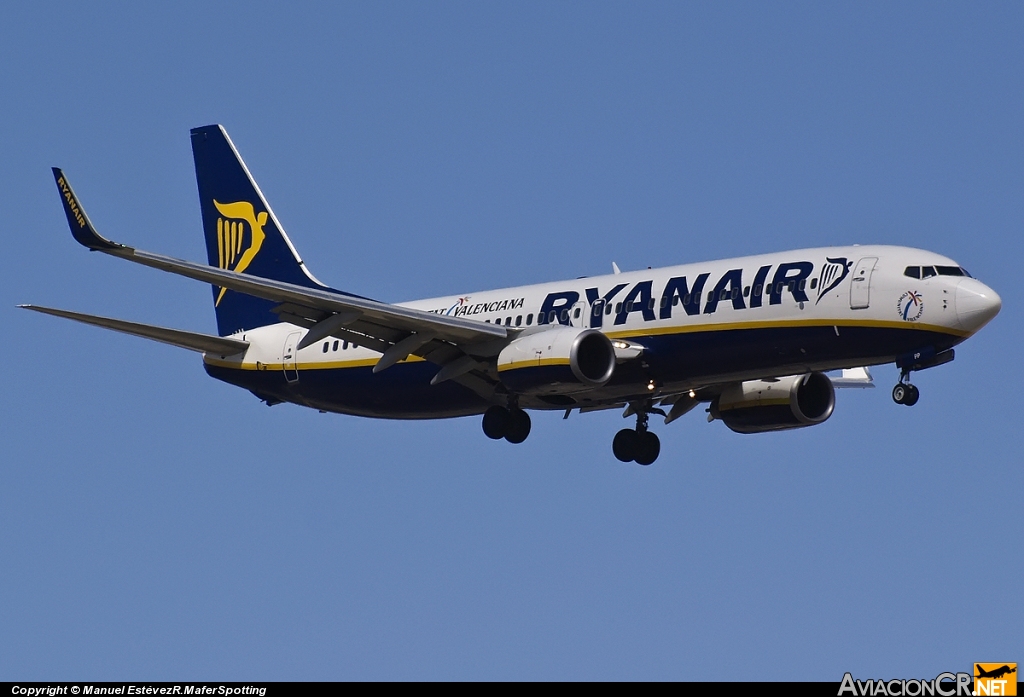 EI-DPP - Boeing	737-8AS/W - Ryanair